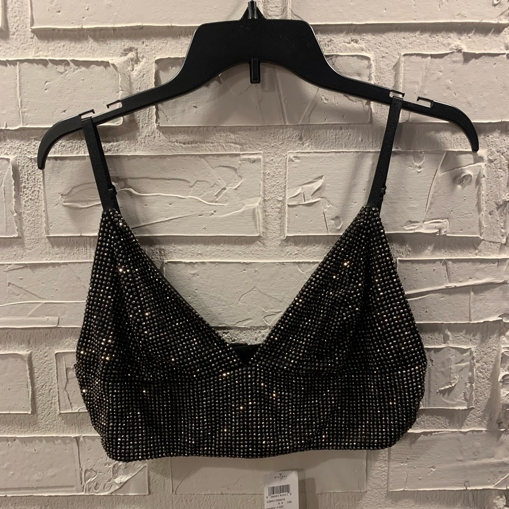 Sparkly Cropped Tank / Bralette